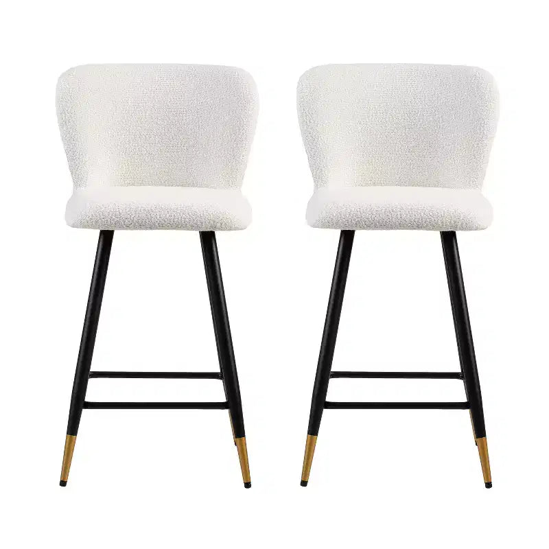 Pouffe de rangement carré en lin capitonné 15 po