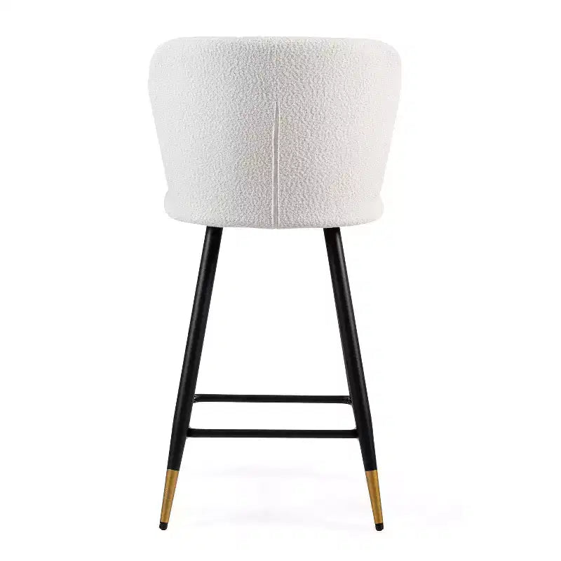 Pouffe de rangement carré en lin capitonné 15 po