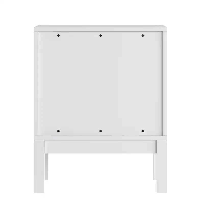 Table de chevet en bois avec 2 tiroirs de rangement, table d'appoint pour chambre d'enfant