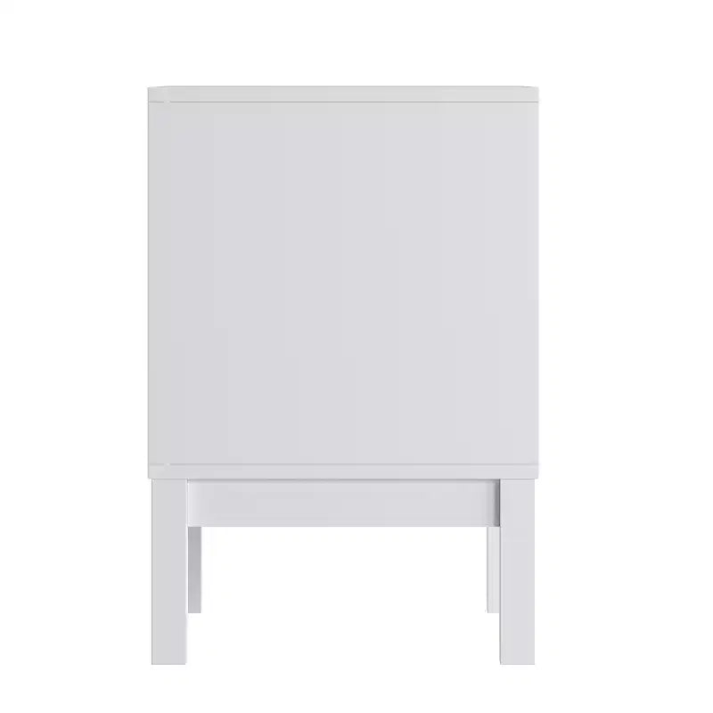 Table de chevet en bois avec 2 tiroirs de rangement, table d'appoint pour chambre d'enfant