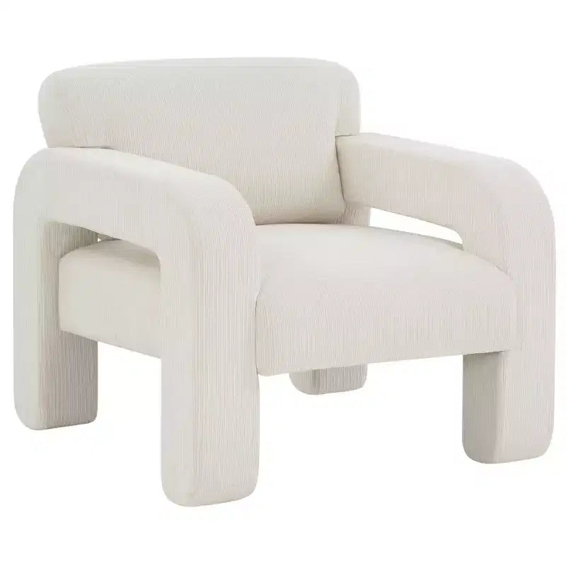 Fauteuil d'appoint en velours côtelé