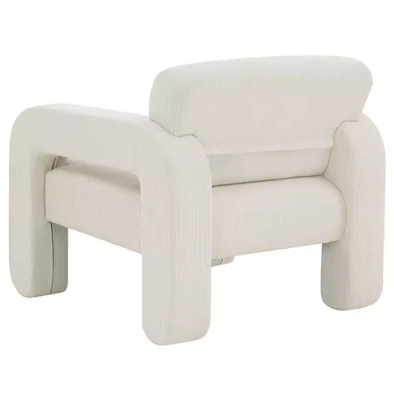 Fauteuil d'appoint en velours côtelé