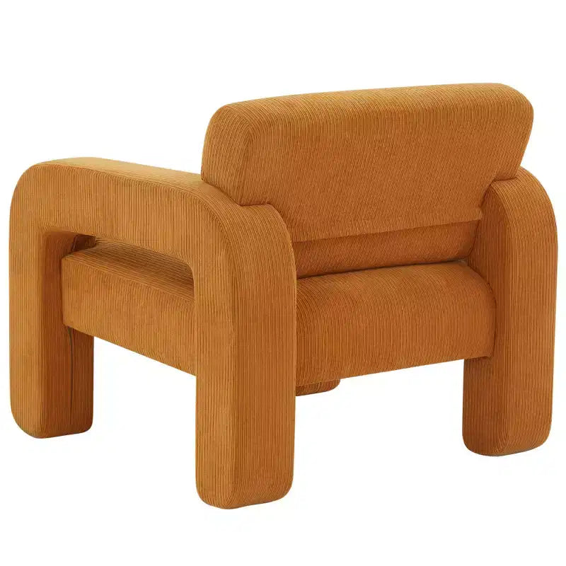 Fauteuil d'appoint en velours côtelé