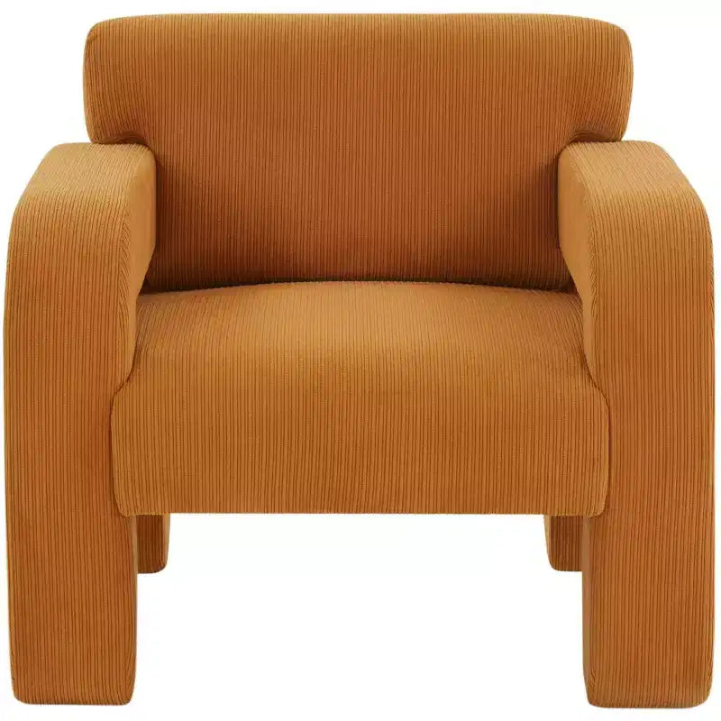Fauteuil d'appoint en velours côtelé