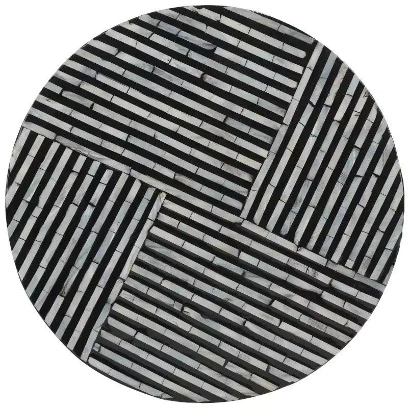 Tabouret rond rembourré