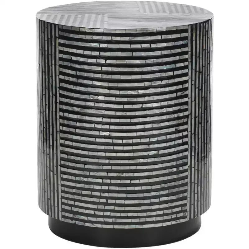 Tabouret rond rembourré