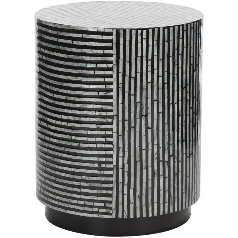 Tabouret rond rembourré