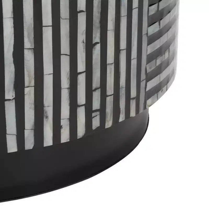 Tabouret rond rembourré