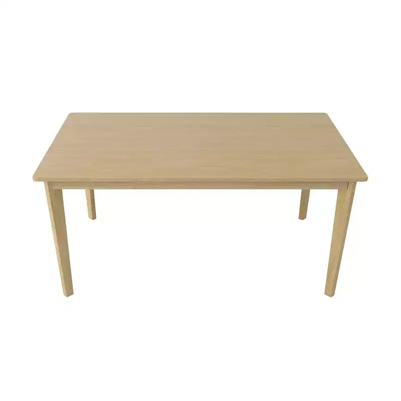 Table à manger rectangulaire scandinave, bois naturel, multifonction pour la maison et le bureau
