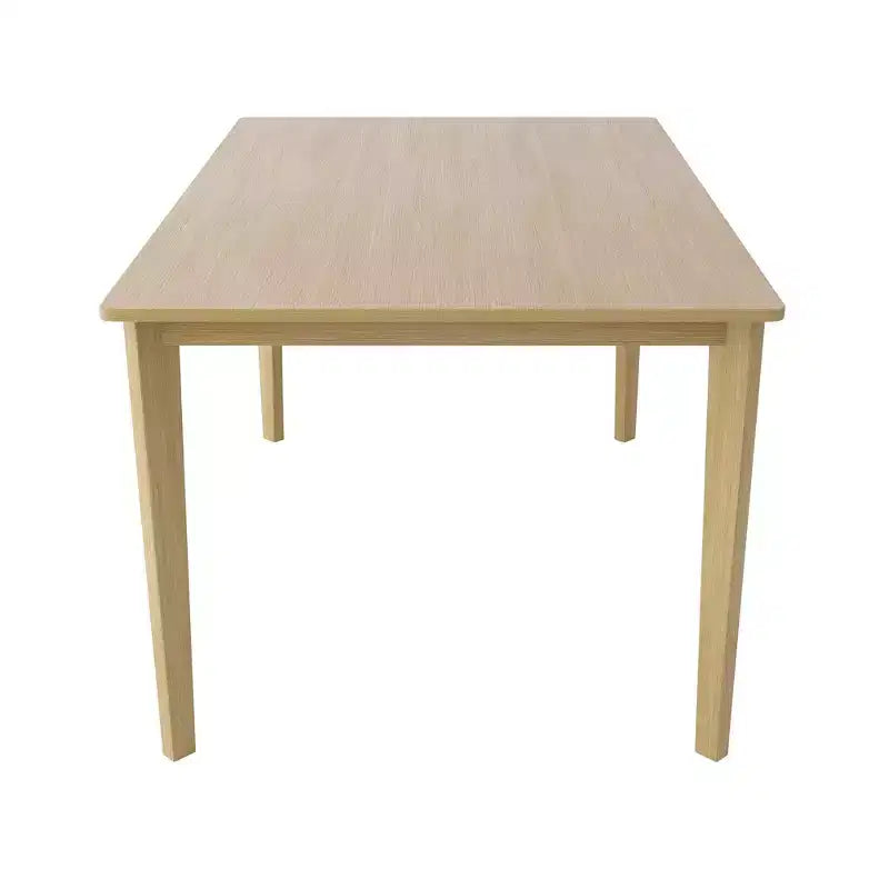 Table à manger rectangulaire scandinave, bois naturel, multifonction pour la maison et le bureau