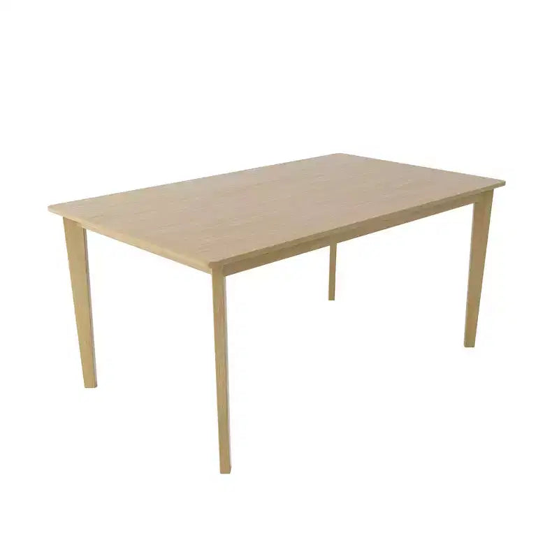 Table à manger rectangulaire scandinave, bois naturel, multifonction pour la maison et le bureau