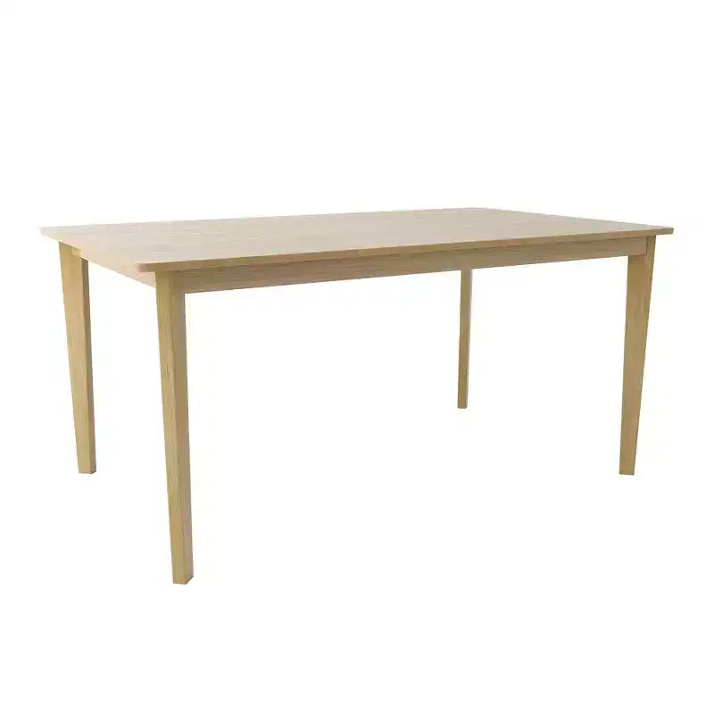 Table à manger rectangulaire scandinave, bois naturel, multifonction pour la maison et le bureau