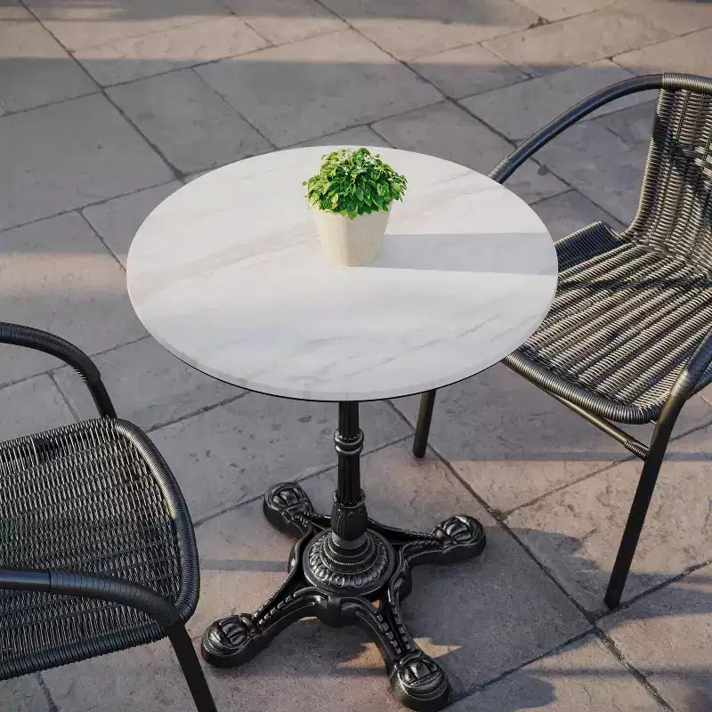 Dessus de table stratifié HPL, bord sans joint, résistant aux rayures et aux taches, qualité commerciale