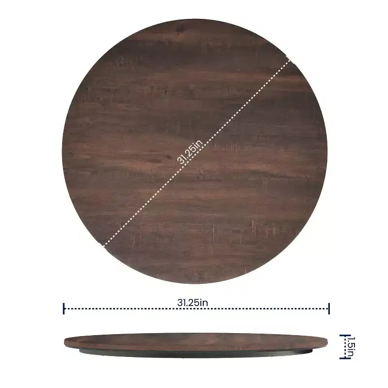 Dessus de table stratifié HPL, bord sans joint, résistant aux rayures et aux taches, qualité commerciale