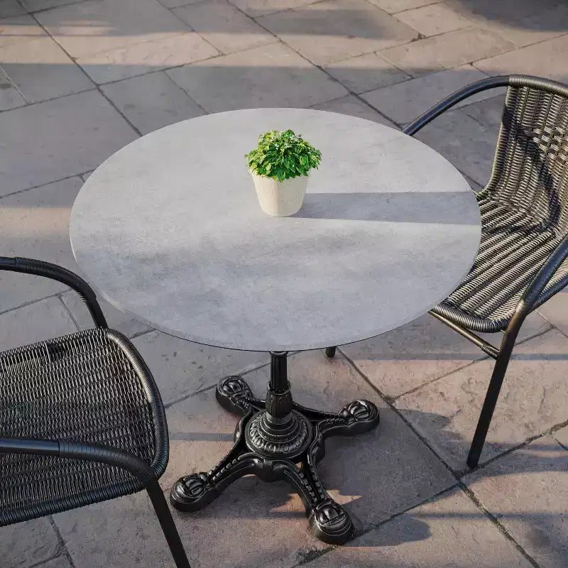 Dessus de table stratifié HPL, bord sans joint, résistant aux rayures et aux taches, qualité commerciale