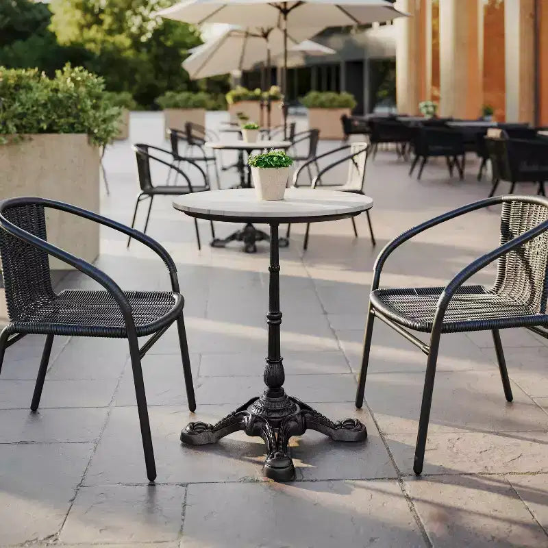 Dessus de table stratifié HPL, bord sans joint, résistant aux rayures et aux taches, qualité commerciale