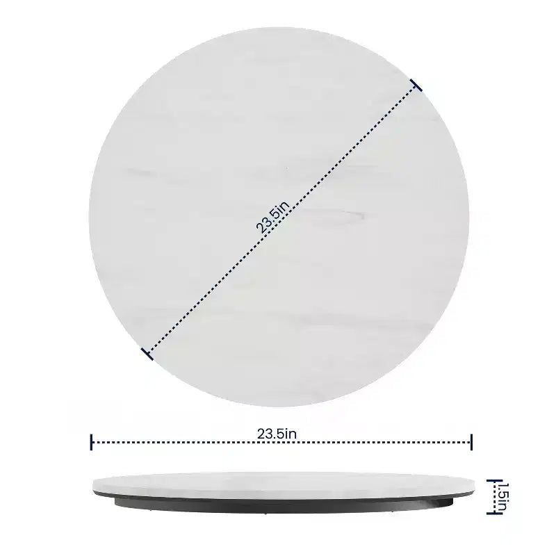 Dessus de table stratifié HPL, bord sans joint, résistant aux rayures et aux taches, qualité commerciale