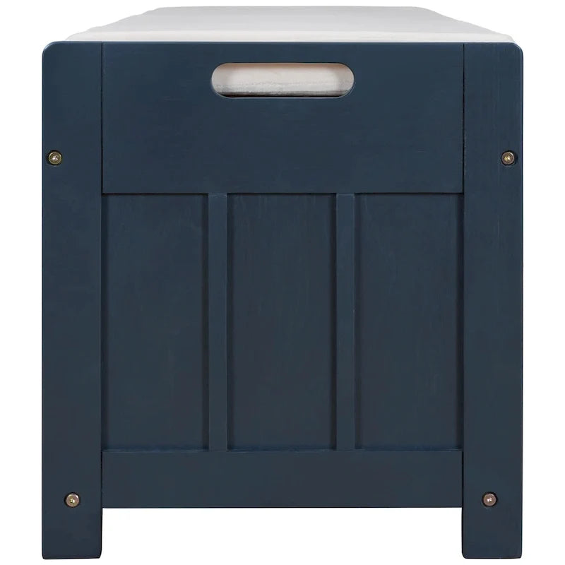Banc de rangement avec 3 portes persiennes