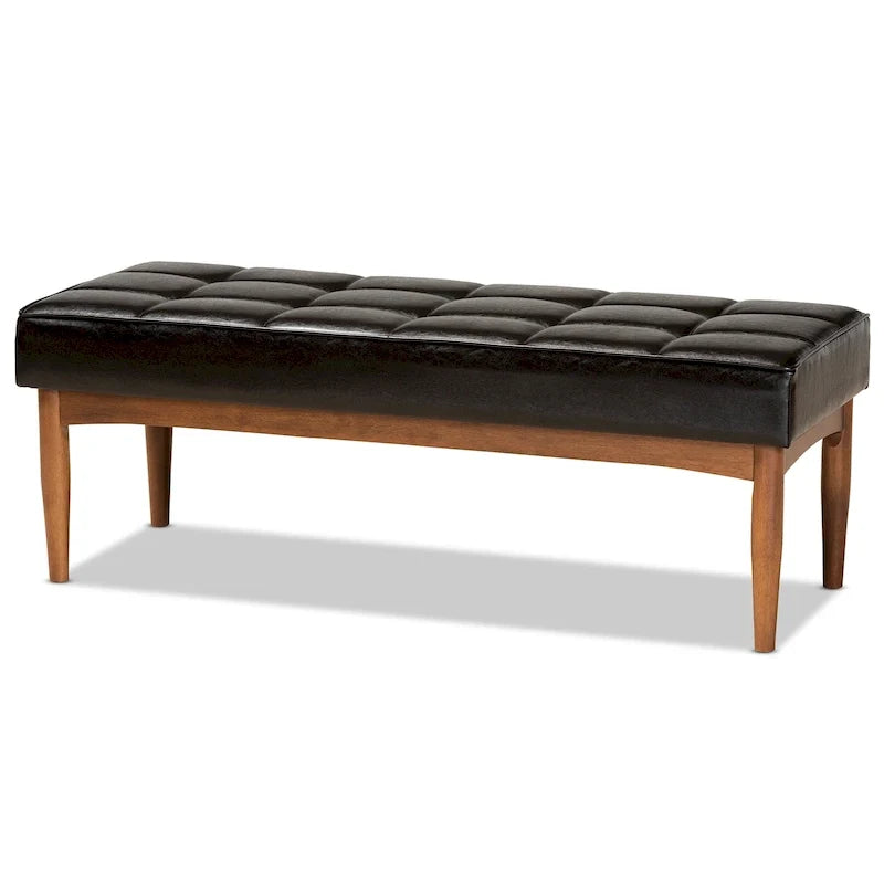 Banc de salle à manger moderne du milieu du siècle