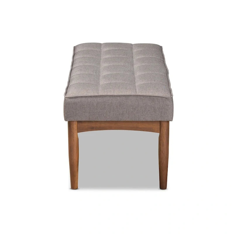 Banc de salle à manger moderne du milieu du siècle