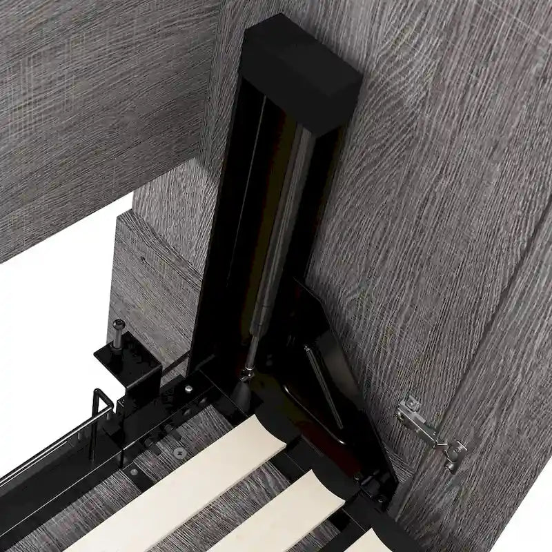Lit escamotable Queen avec étagères (97 po L) par