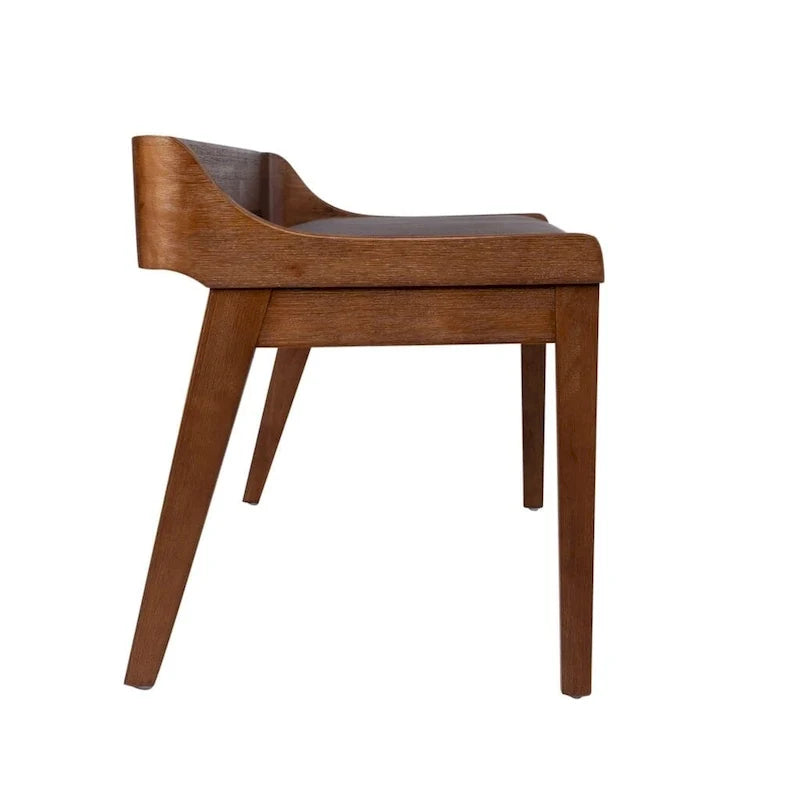 Banc de salle à manger en bois style milieu du siècle