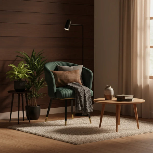 Chaise de salle à manger pivotante en velours avec pieds en métal, lot de 2
