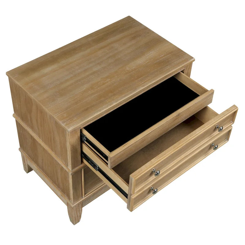 Table de chevet à 3 tiroirs
