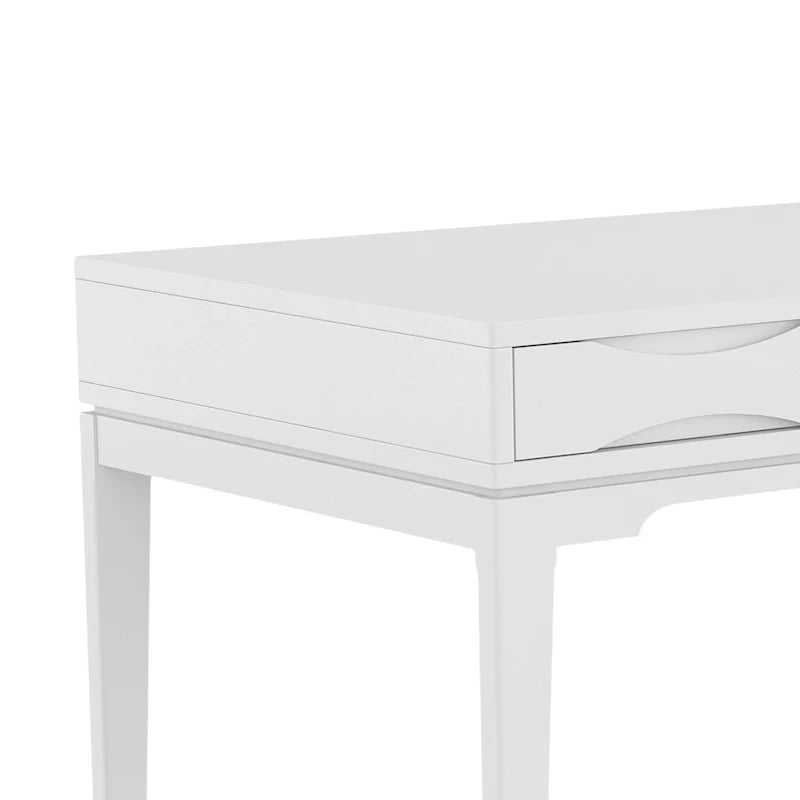 Bureau de travail style Mid-Century Modern en BOIS MASSIF de 60 pouces de largeur
