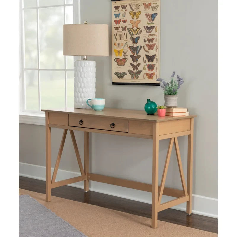 Linon Elaine Driftwood Writing Desk