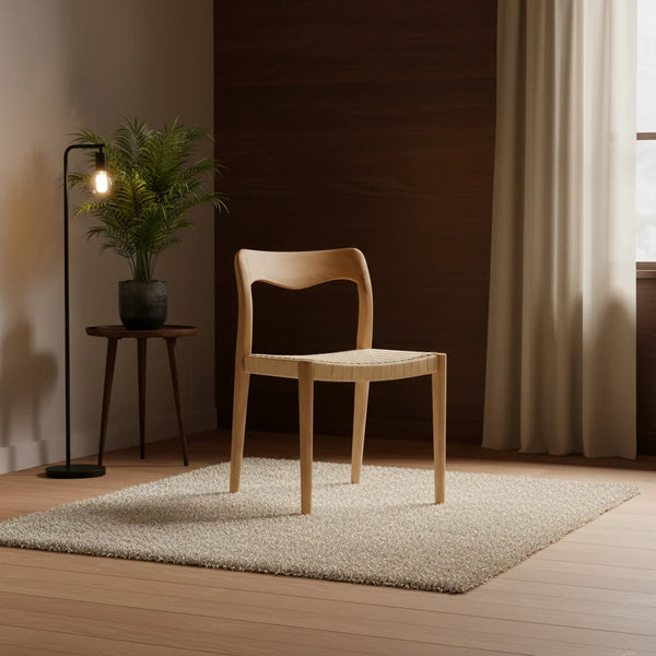 Chaise de salle à manger Wicker 31 - 21 L x 18 P x 31 H - 20 L x 18 P x 31 H