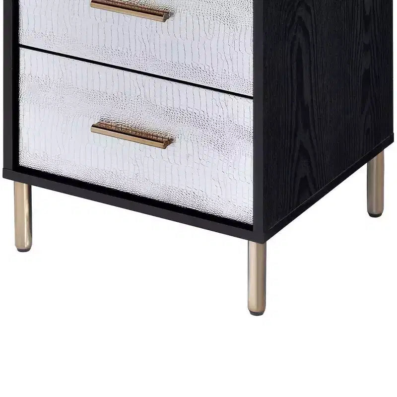 Armoire à bijoux 5 portes avec cadre en métal de 17 po, aucun assemblage requis