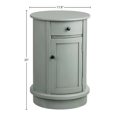 Meuble d'appoint à 2 portes, 26, gris