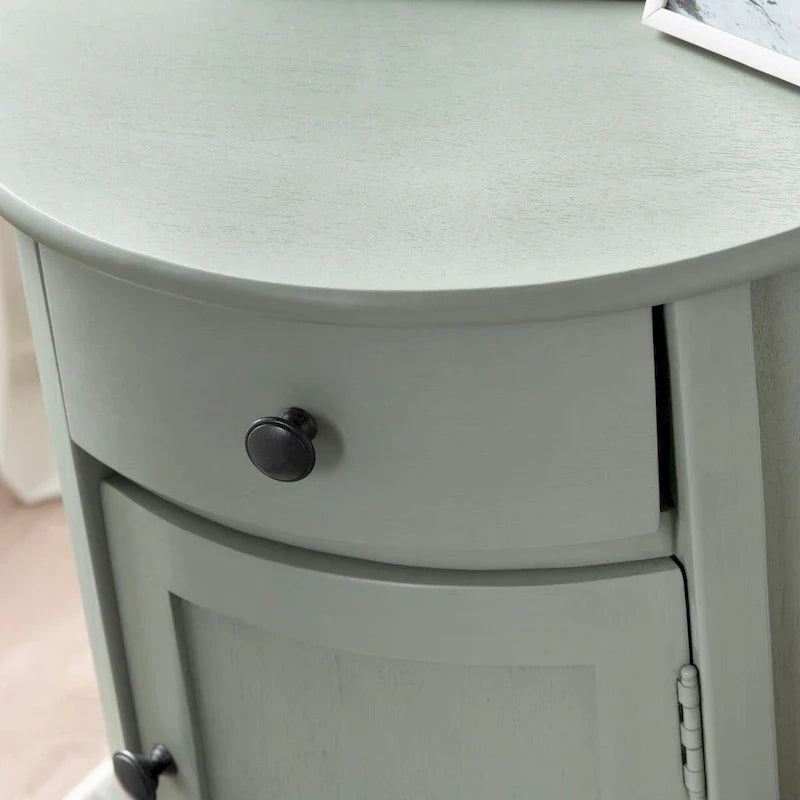 Meuble d'appoint à 2 portes, 26, gris