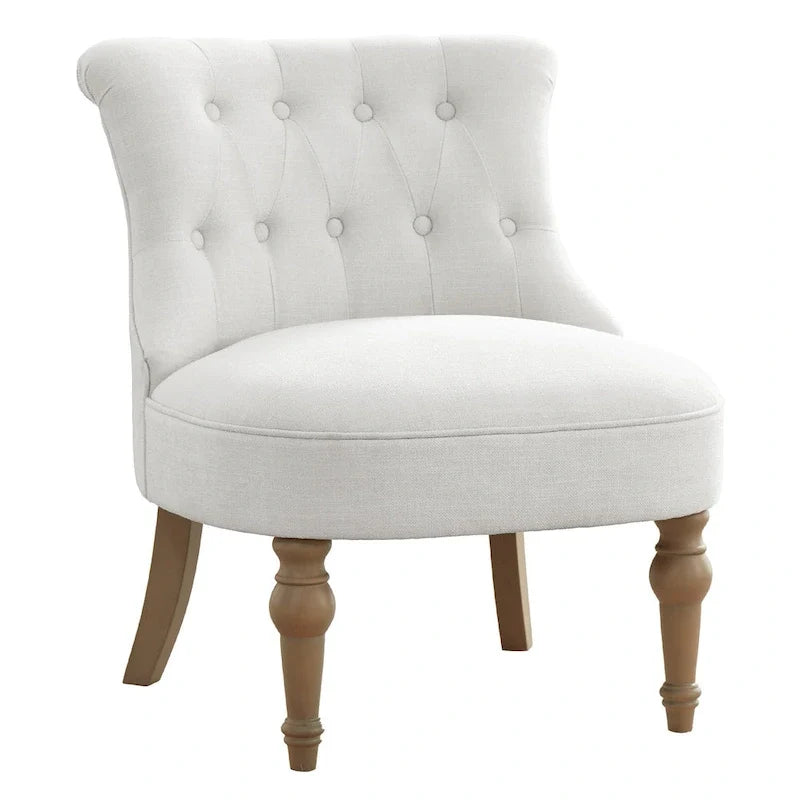 Lot de 2 chaises d'appoint capitonnées